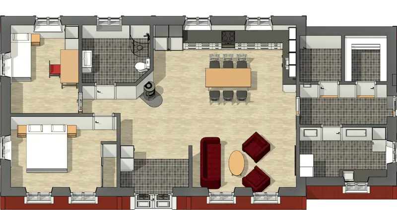 Lanthuset A126 Bottenplan3d 241017 Lanthuset A126 Bottenplan3d 241017
